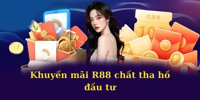 Khuyến mãi R88 chất tha hồ đầu tư 